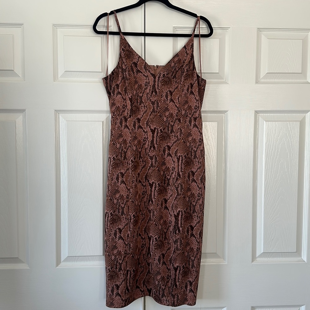 Express Printed Slip Dress Size Large NWT